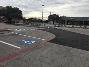 parking lot striping