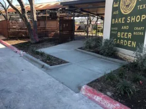 curbing, austin tx, alpha paving