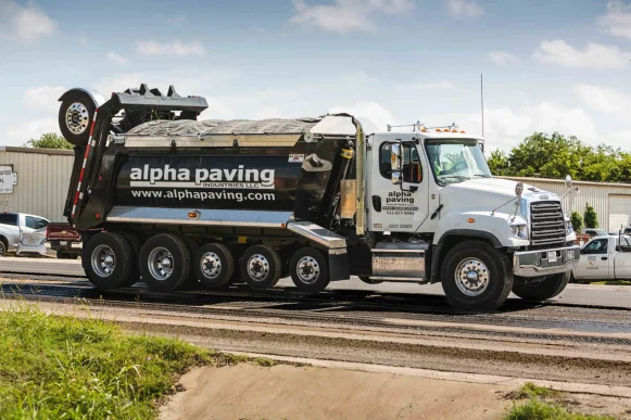 Alpha Paving Industries Truck