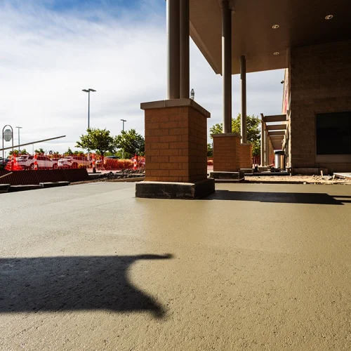 concrete walkways and pads