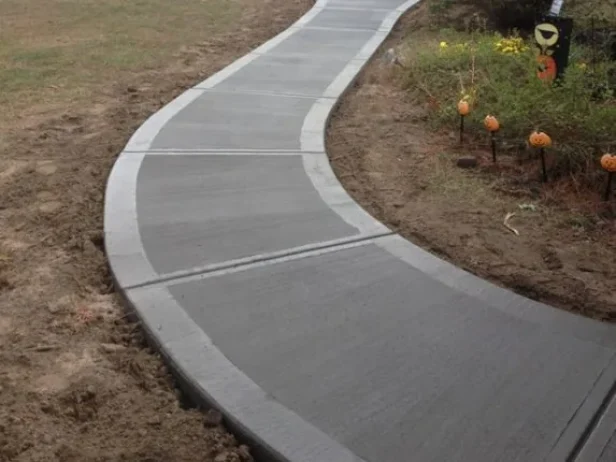 concrete curbing job done by Alpha Paving's Concrete Company