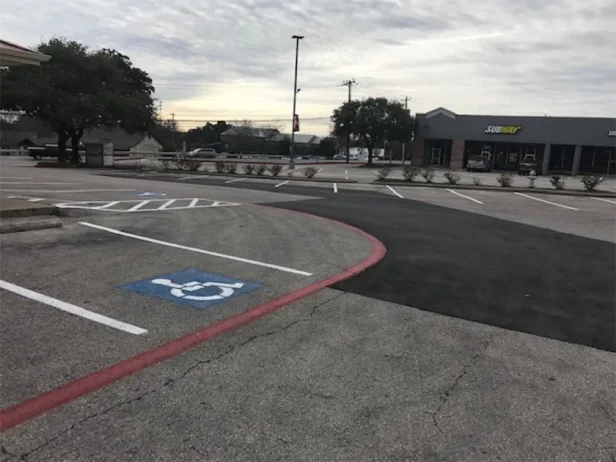 parking lot striping