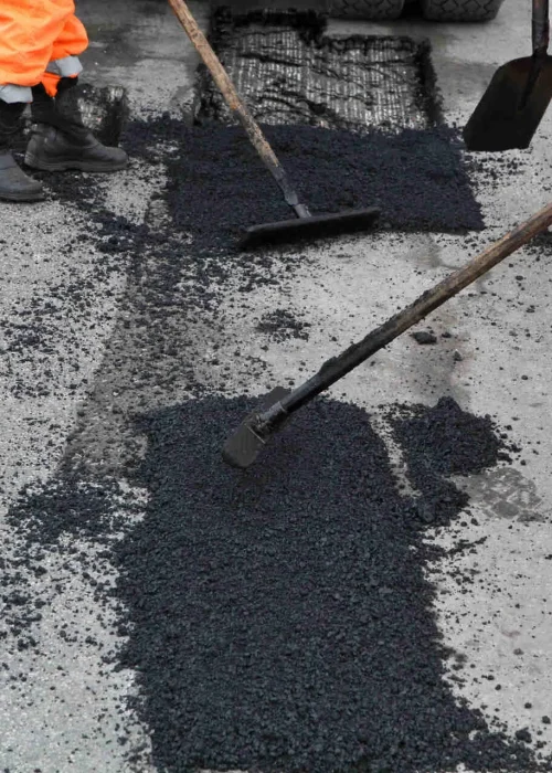 Alpha Paving patching and pothole repairs