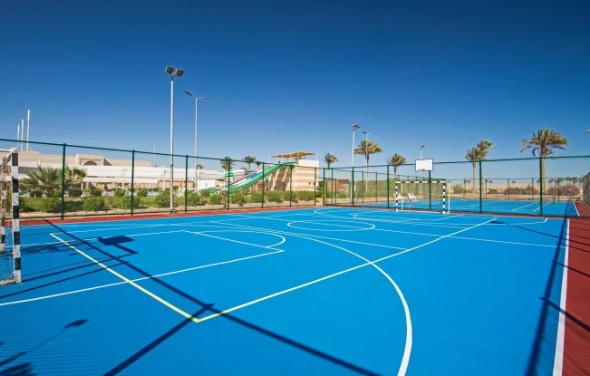 alpha paving outdoor basketball court